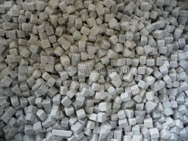 Cubes bleu gris 2 cms x 2 cms x 2 cms