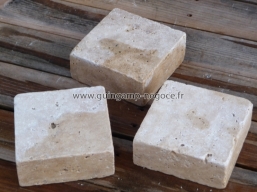 Pavés en travertin