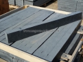 Bordure d'ardoise naturelle 100 x 10 x 6