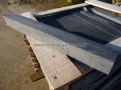Bordure d'ardoise lisse 80 x 8 x 8