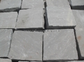 Pavé en grès gris d'Inde, 14x14x3/5